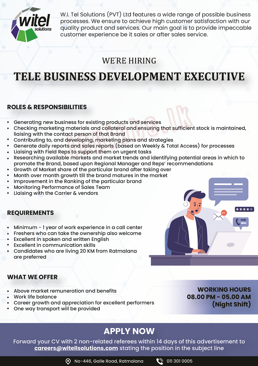 Tele Business Development Executive
